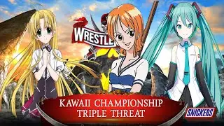(WWE 2K22) World Waifu Division - 3/13/2022: Nami vs. Asia vs. Miku