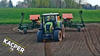 ☆ Siew kukurydzy 2020 na większą skalę ☆ Claas Axion 930 & Amazone EDX 9000-TC & GR Bońkowski ㋡✔