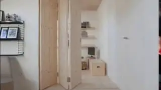 Двери гармошка.