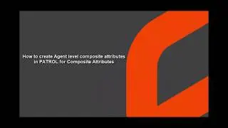 PATROL for Composite Attributes: Creating a logical expression by using composite attributes