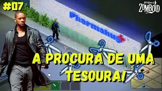 Project Zomboid -EP07- Tesouras, farmácia e oficina de carro!