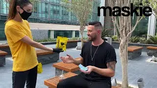 MASKIE - Watch people react to the comfort of Maskie