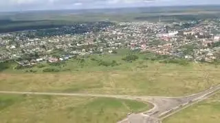 Полет на вертолете около Белоомута