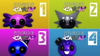 PETWORLD OF CATCAT ALL CHAPTERS (1,2,3,4) Full Gameplay + All Jumpscares!