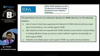 Management of CRAB By Dr. Parikshit Prayag & Sulbapol dosing By Dr. K S Nayak