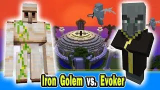 Minecraft Arena Battle - Iron Golem vs Evoker