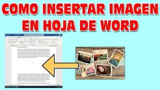 Insertar o Colocar Imagenes en una hoja de Word desde pc u online Colocar bordes a imagen