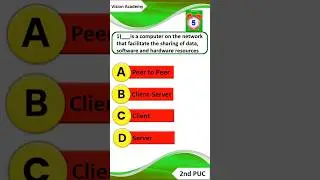 2nd puc computer science mcq questions part 34 