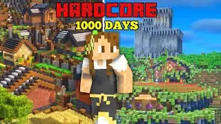 I SURVIVED 1000 Days in Hardcore Minecraft [Full Movie]