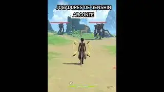 Tipos de Jogadores de Genshin (Novato vs Pro vs Arconte) pt 1 #genshinimpact #gemasgratis #genshin