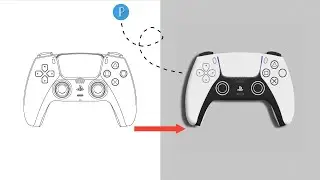 Controler Vector illustration drawing in pixellab | pixellab tutorial