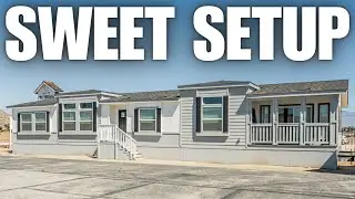 This NEW prefab house is completely BONKERS! Beautiful Manufactured Home Tour