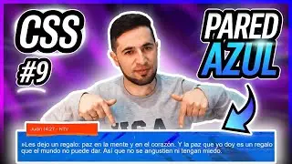 Código Css PERSONALIZADO | PARED AZUL Css tutorial | #9