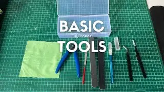 Basic tools untuk pasang Gundam Plastic Model Kit.