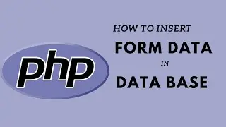 How to insert HTMLform data into database