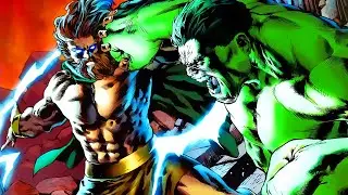 Hulk vs Zeus and The Greek Gods