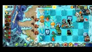 Too Long to clear 🥲 Frostbite Caves - Level 11 | Plants vs Zombies 2 | #gameplay #viral #trending