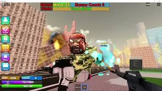 Playing Skibidi Toilet Attack on roblox