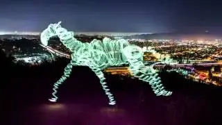 Işık boyama sanatı ve stop motion'ı bir araya getirme..