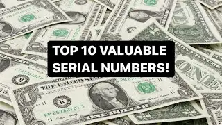 The TOP 10 serial numbers to look for on dollar bills!! 