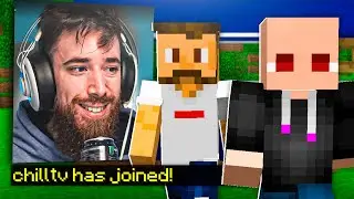 Enseñándole a jugar Minecraft HCF a mi amigo boludo