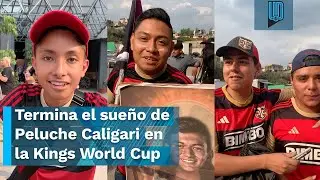 Aficionados de Peluche Caligari tristes tras quedar eliminados de la Kings World Cup 2024