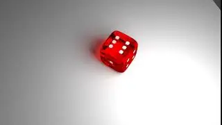 Rolling dice animation simple in Blender