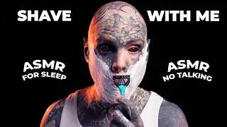 ASMR SHAVE WITH ME | ASMR no talking |  Relaxing ASMR for sleep