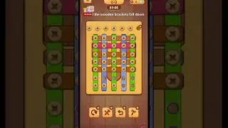 Wooden Nuts & Bolts Puzzle Game Level - 01 - 100 Walkthrough | Puzzle Game #simulator #gameplay