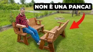 Panca da Giardino Pieghevole FAI DA TE- PROGETTO GRATIS