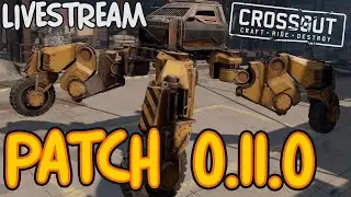 🔴 LIVE Crossout patch 0.11.0 NEW FACTION, BATTLEPASS. !Giveaway 🔴
