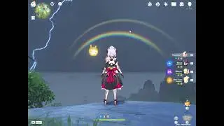 Genshin Impact Радуга!) rainbow!) Веселка!) Уникальное природное явление а мире Геншин инпакт.