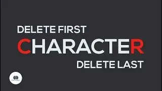 How to Delete First and Last String or Float Character Java Tutorials