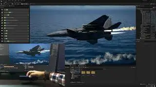 Flying an F-15 Fighter Jet using Phone Sensors Data in Unreal Engine 5