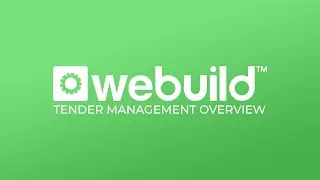 WeBuild Tender Management Overview (AU)