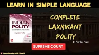 Read Complete *LAXMIKANT* Polity in POINTER form | Supreme Court