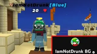 Fighting IamNotDrunk 😳 | Blockman Go