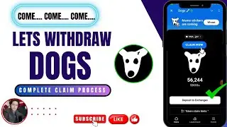 DOGS airdrop Withdrawal LIVE Process | DOGS airdrop claim | dogs airdrop update #fyp #foryoupageシ