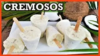 How to make COCONUT ICE CREAM - creamy COCONUT milk ice creams