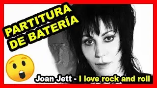Joan Jett - I love rock n' roll [PARTITURA BATERÍA]