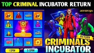 Free Fire Top Criminal Bundle Incubator  Update Malayalam || Next Incubator Update || Gwmbro