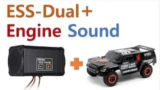 ESS Dual+ engine sound unboxing & Installation - RC 엔진 사운드