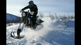 Snowbike - look what it can. ENDURO on the caterpillar | SNOWBIKE
