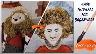 Watercolor painting tutorial - The Lion - (Beginner to Intermediate)