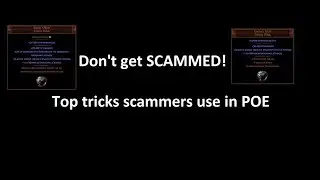Getting Started in POE: Don't get Scammed