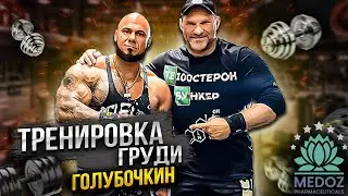 САМЫЙ МОЩНЫЙ КУРС И САМЫЙ БОЛЬШОЙ ЖИМ | ОТРЫВ МЫШЦ | ТРЕНИРОВКА ГРУДИ | ДМИТРИЙ ГОЛУБОЧКИН