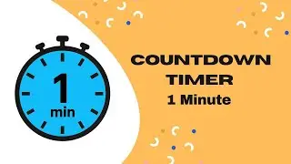 1 Minute Timer | 60 Second Countdown | No Music