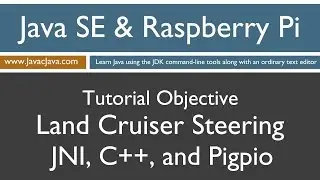 Java and Raspberry Pi Programming - JNI, C++, and pigpio control Steering