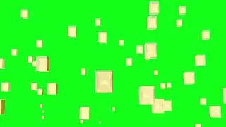 Bright lanterns Green screen free