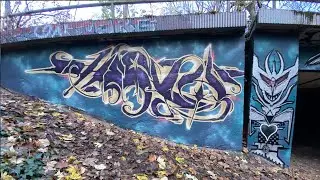 BAD BRIDGES GRAFFITI - MUSIC: FLER & APACHE - ARTIST: HESKY ONE 2022